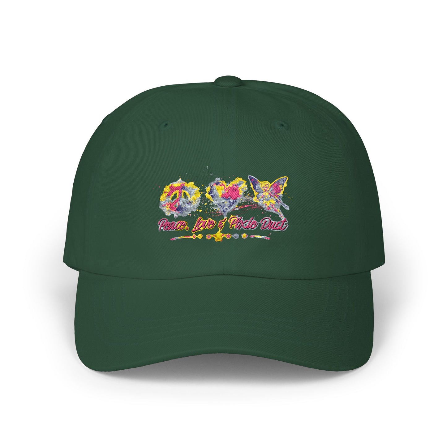 Peace, Love & Pixie Dust Dad Cap