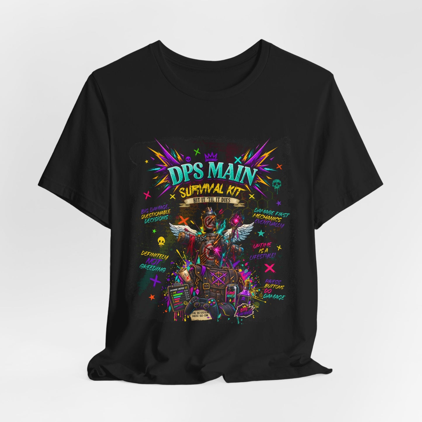 DPS Main Survival Kit – MMORPG Gamer T-Shirt