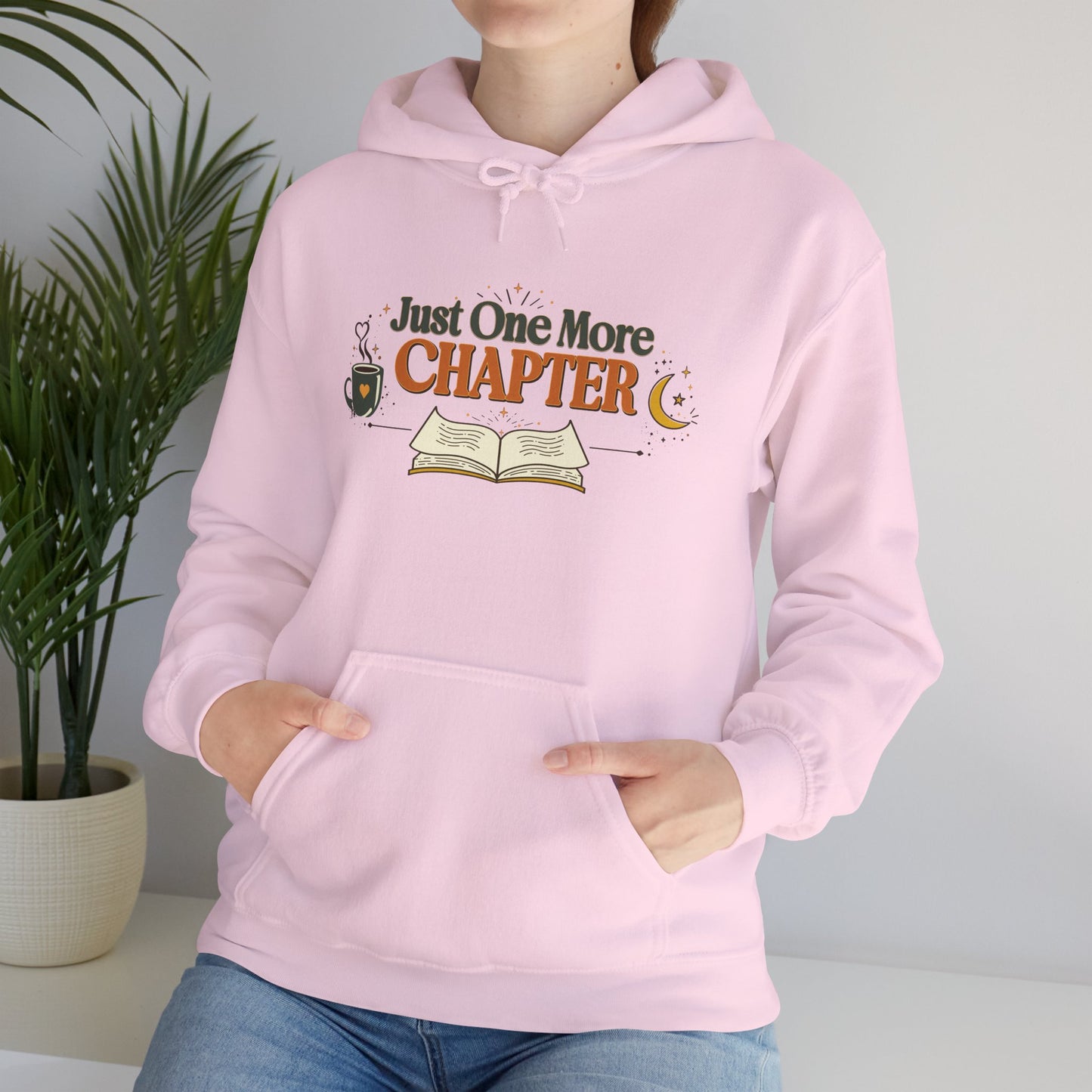 Just One More Chapter | Cozy Vintage Book Lover Hoodie