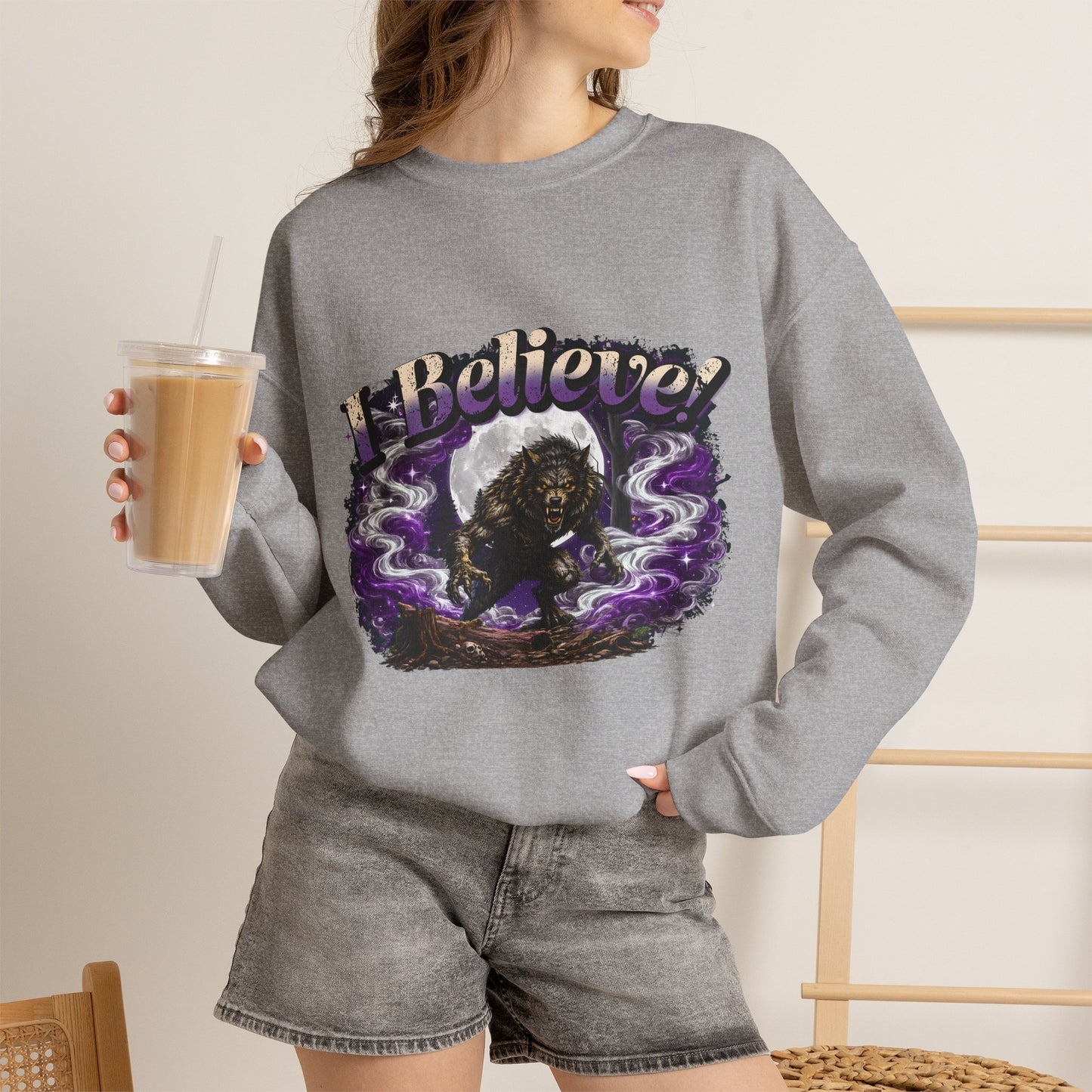 I Believe... Werewolf Crewneck Sweatshirt