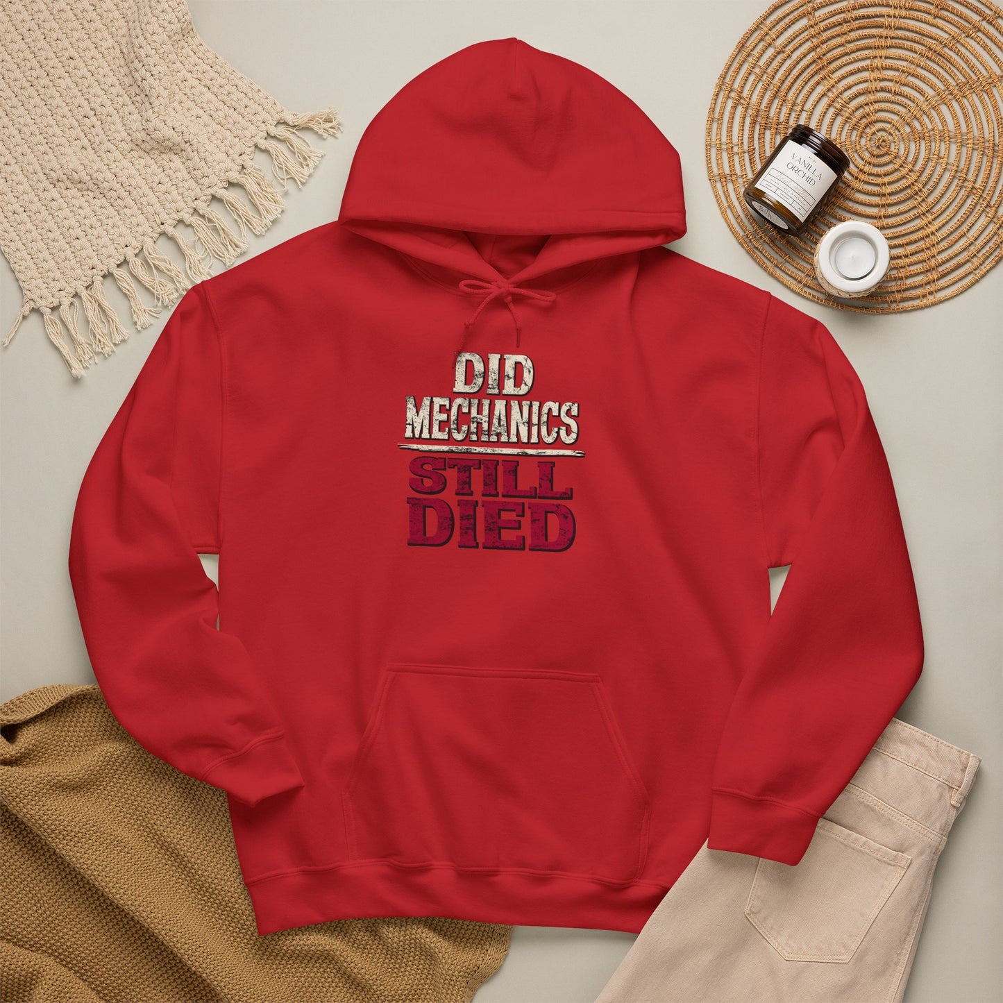Did Mechanics, Still Died | Humorous Gamer Hoodie