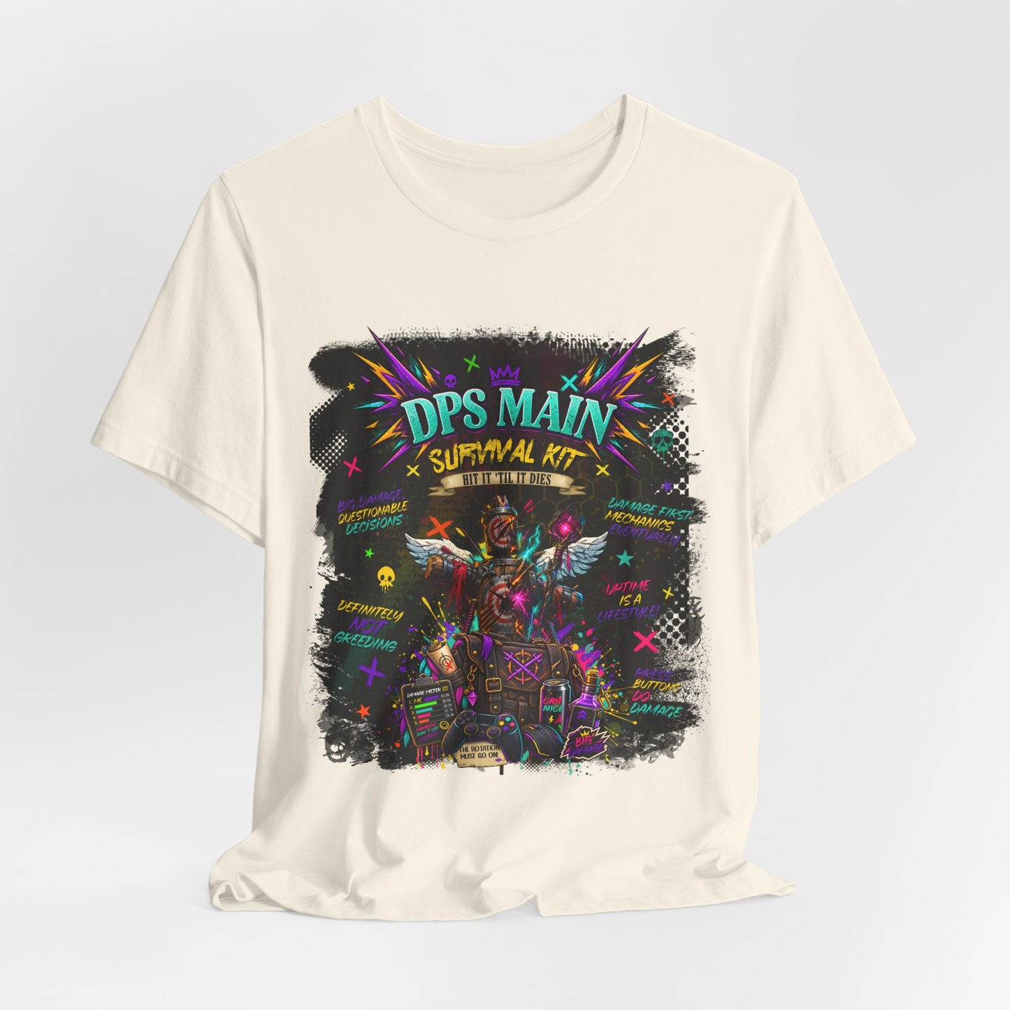 DPS Main Survival Kit – MMORPG Gamer T-Shirt