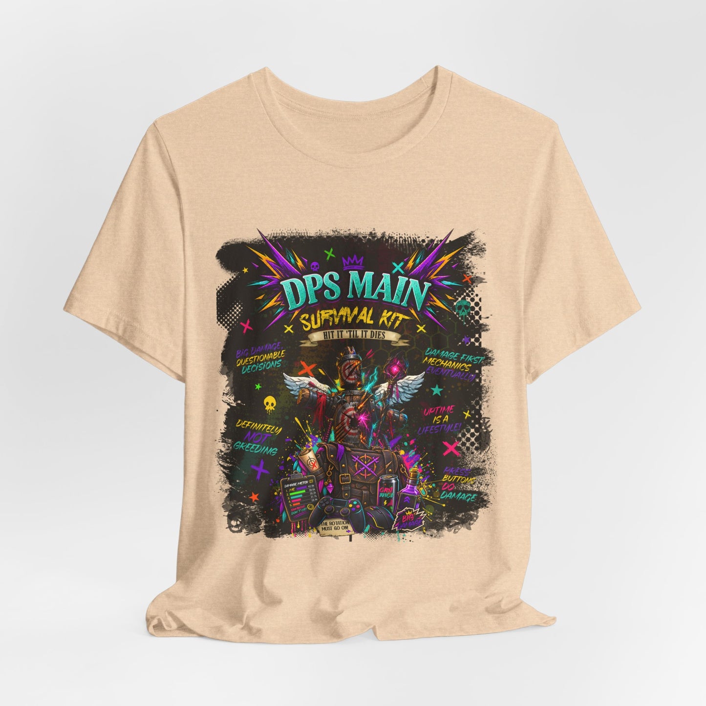 DPS Main Survival Kit – MMORPG Gamer T-Shirt