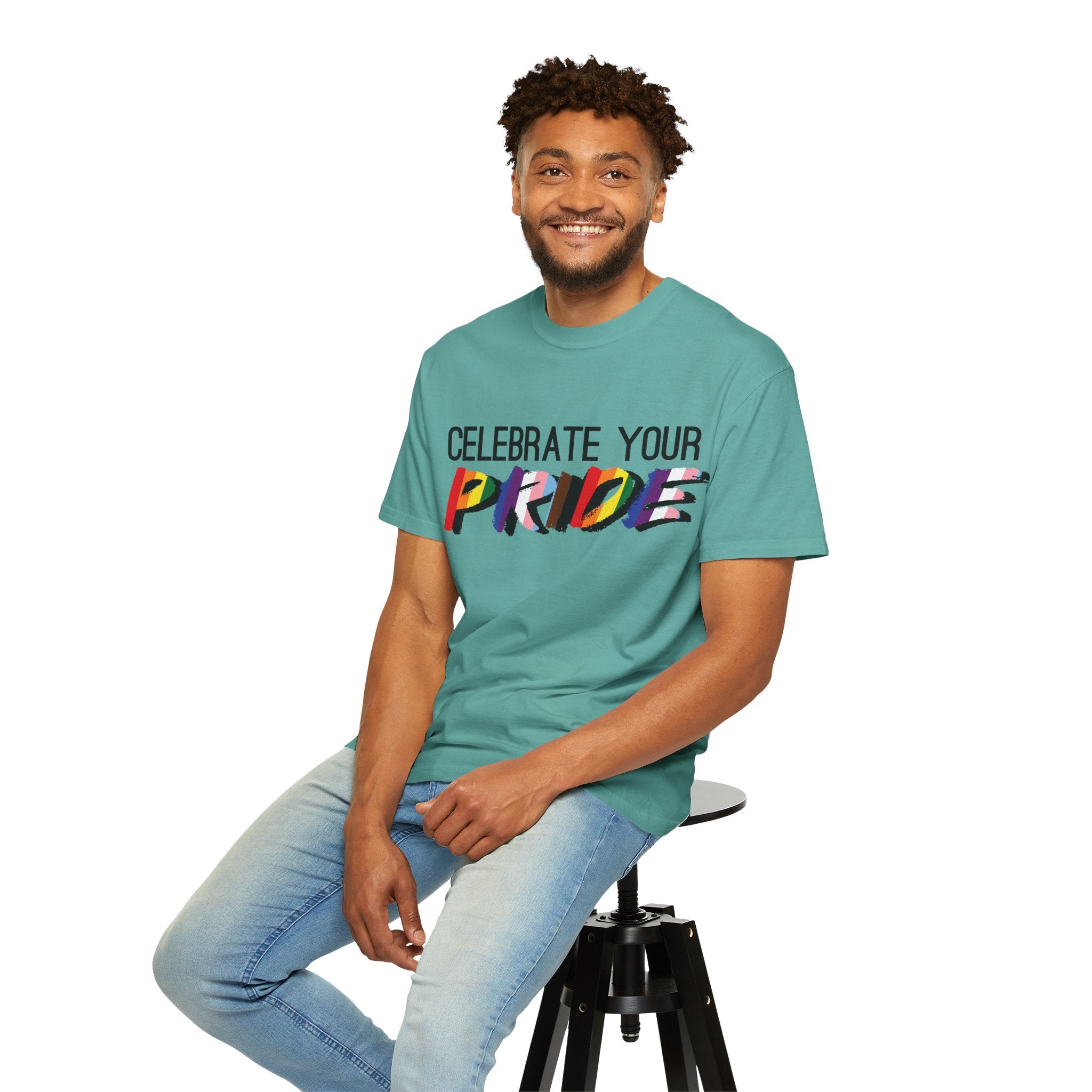 Celebrate Your Pride T-Shirt — Rainbow LGBTQ+ Pride Tee
