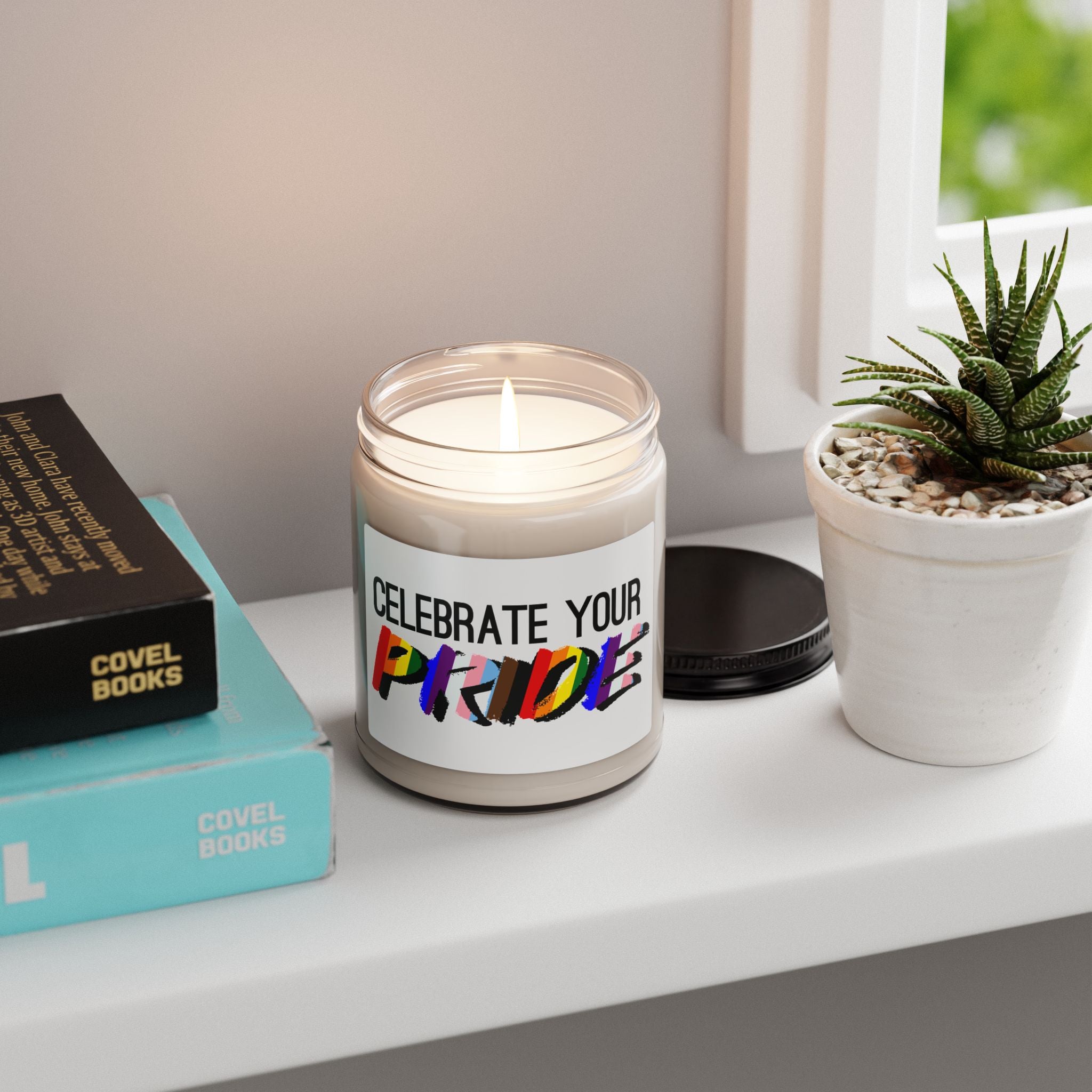 Celebrate Your Pride Scented Soy Candle — 9oz LGBTQ+ Rainbow Gift