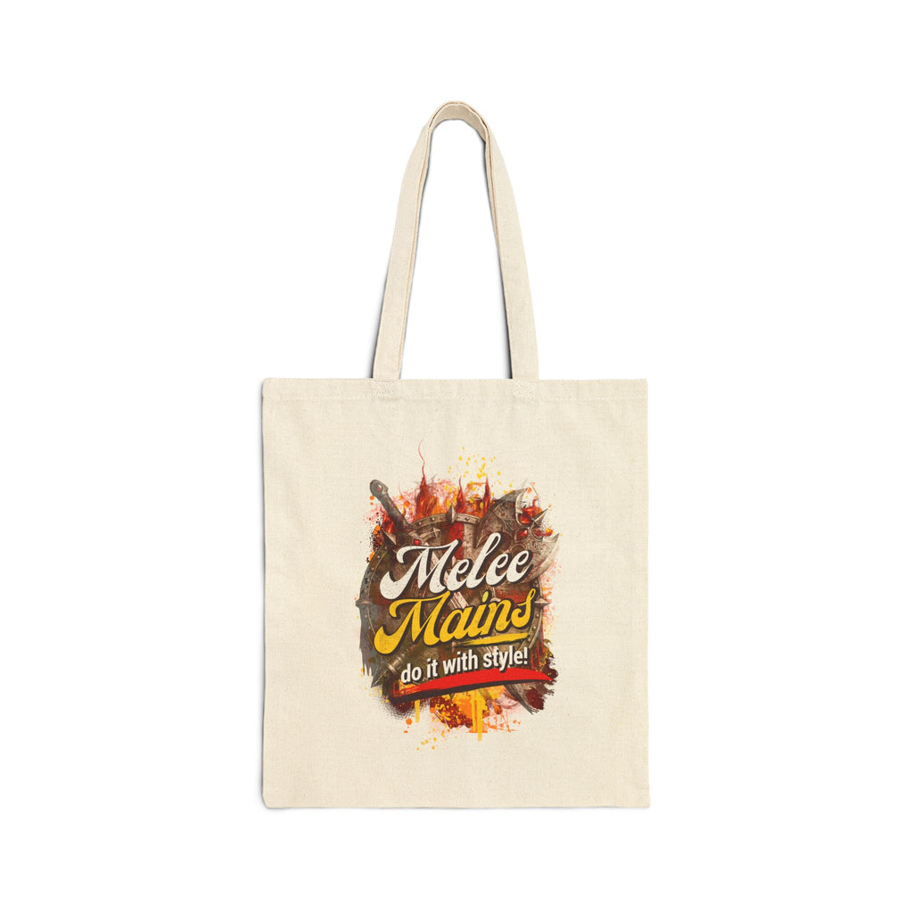 Tote Bag — "Melee Mains" Gaming Canvas Tote (Do It With Style)