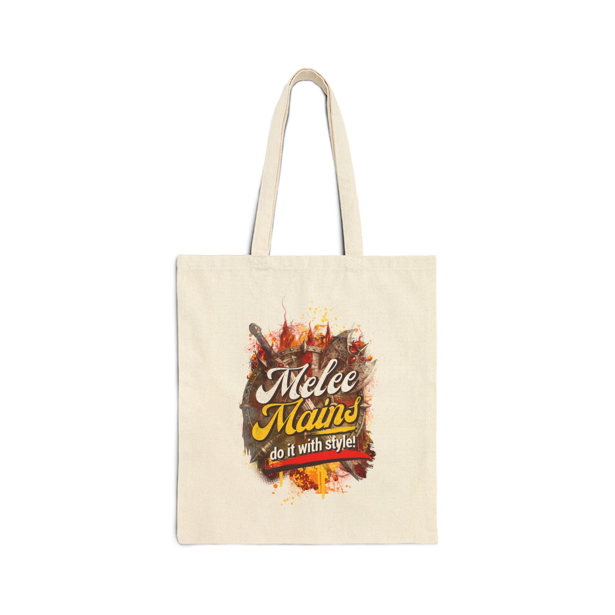 Tote Bag — "Melee Mains" Gaming Canvas Tote (Do It With Style)